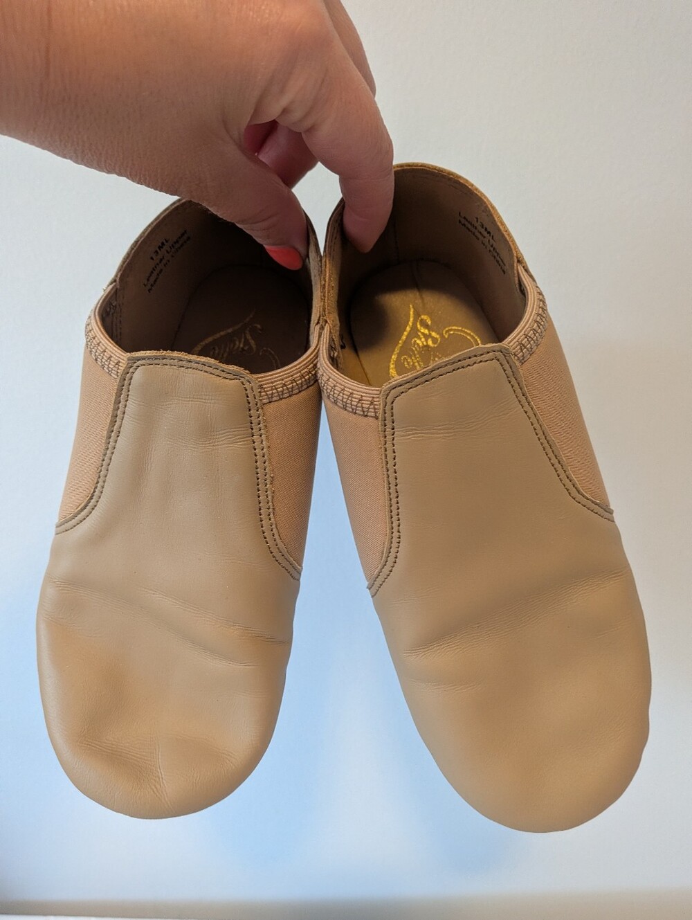 Stelle Leather Jazz Shoes (13 Kids)